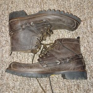 Wolverine 1883 Leather lace-up boots with Vibram outsoles